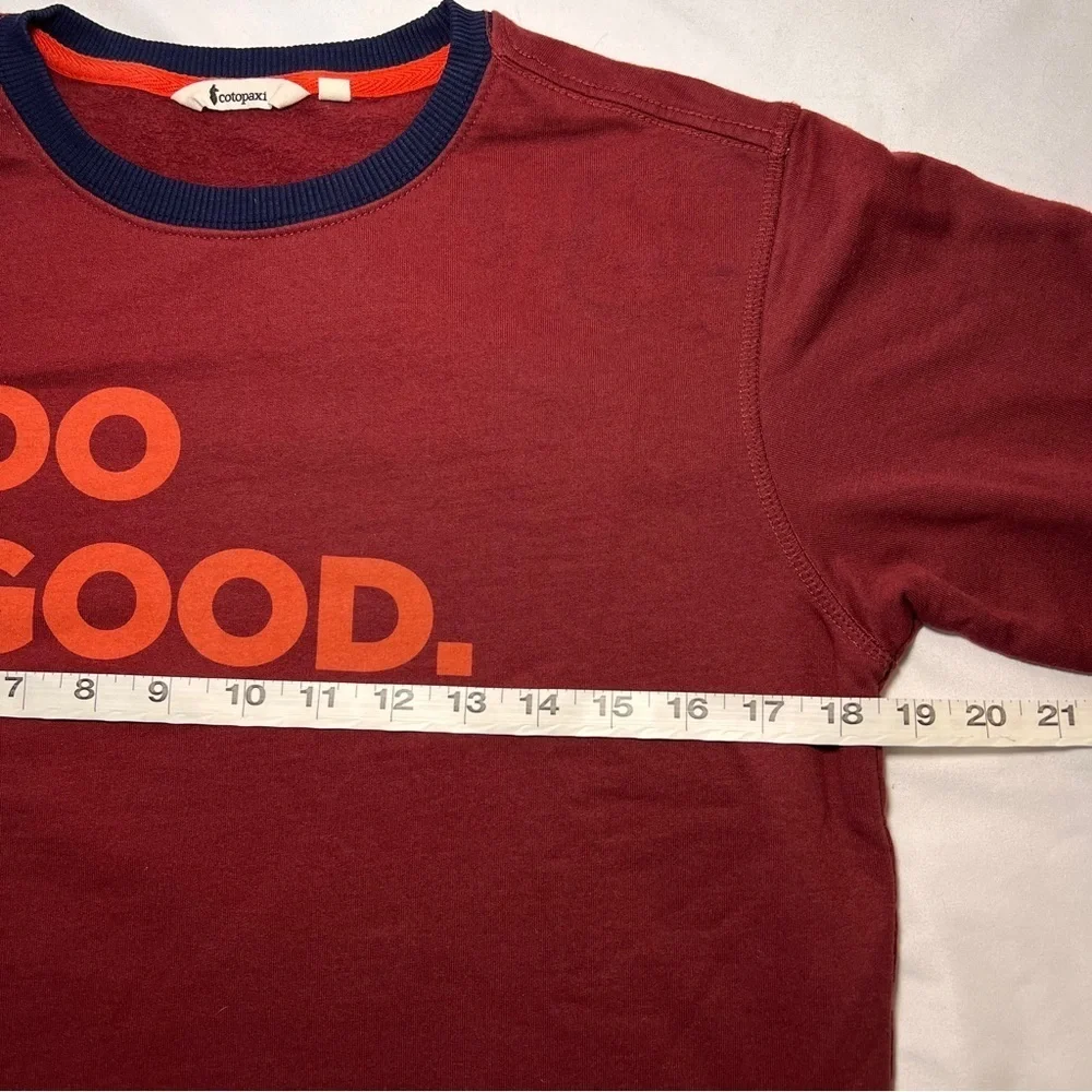 Cotopaxi Youth Crew Sweatshirt-Maroon -Size Large